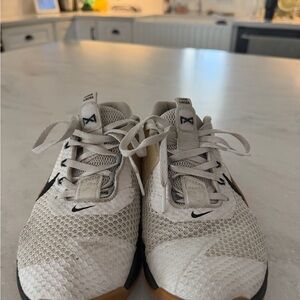 Nike White and Gray Athletic Shoes